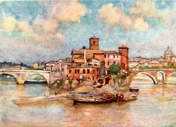 Insel des Tiber - die Isola Sacra