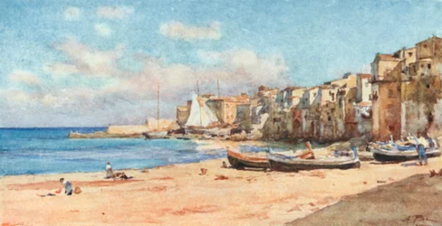 Hafen von Cefalu