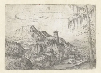 Albrecht Altdorfer - Landschaft mit großer Burg
