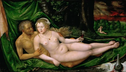 Lot und seine Töchter, 1537