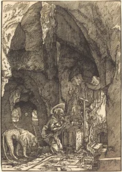 Heiliger Hieronymus in der Höhle
