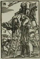 Die Kreuzabnahme, aus Der Fall und die Erlösung des Menschen