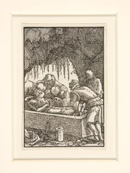 Die Grablegung Christi, aus der Serie Der Fall und die Erlösung des Menschen