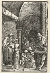 Der Fall und die Erlösung des Menschen: Christus im Streitgespräch mit den Doktoren, um 1515
