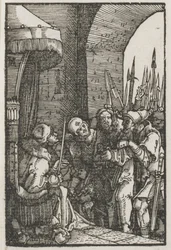 Der Fall und die Erlösung des Menschen: Christus vor Pilatus, um 1515