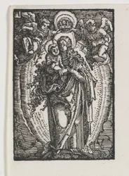 Der Fall und die Erlösung des Menschen: Die Jungfrau als Himmelskönigin, ca. 1513