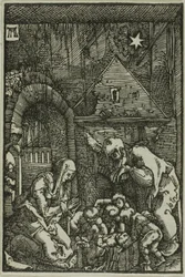 Die Geburt Christi, aus Der Fall und die Erlösung des Menschen