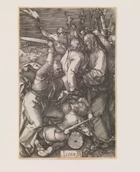 Verrat an Christus, aus der Serie „Die gravierte Passion“