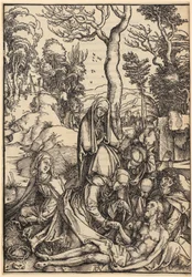 Beweinung Christi, Blatt 9 der Folge "Die Große Passion"