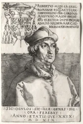Kardinal Albrecht von Brandenburg - Die kleine Platte