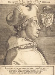 Kardinal Albrecht von Brandenburg, 1523