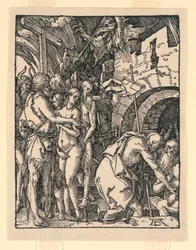 Christus in der Vorhölle (Höllenfahrt), aus der Serie Die kleine Passion