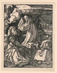 Christus am Ölberg (Die Agonie im Garten), aus der Serie Die Kleine Passion