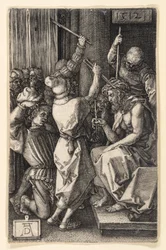 Christi Dornenkrönung (Kupferstich-Passion)