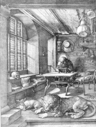 Der heilige Hieronymus in seiner Zelle