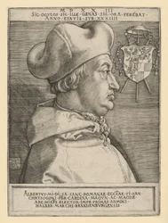 Porträt des Kardinals Albrecht von Brandenburg (Der große Kardinal)
