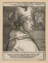 Porträt des Kardinals Albrecht von Brandenburg