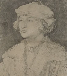 Porträt eines jungen Mannes mit Hut, ca. 1506