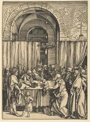 Zurückweisung von Joachims Opfergabe, aus dem Marienleben