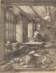 Heiliger Hieronymus in seinem Studierzimmer