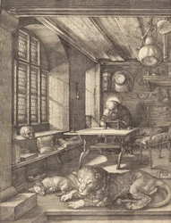 Der heilige Hieronymus in seinem Studierzimmer, 1514