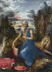 Heiliger Hieronymus in der Wildnis