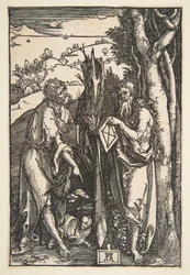 Heiliger Johannes der Täufer und Heiliger Onuphrius