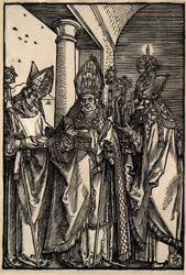 Die Heiligen Nikolaus, Ulrich und Erasmus