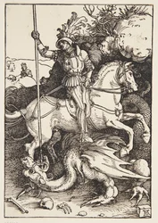 St. Georg tötet den Drachen
