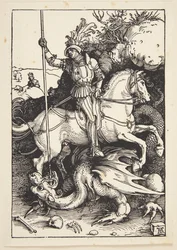 St. Georg tötet den Drachen