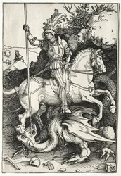 St. Georg tötet den Drachen, 1500er