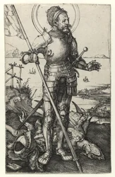 Der Heilige Georg stehend
