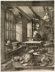 Der heilige Hieronymus in seinem Studierzimmer