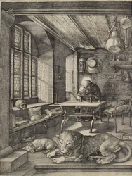 St. Hieronymus in seinem Arbeitszimmer, 1514