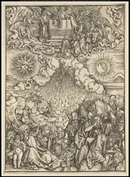 Die Apokalypse: Die Öffnung des fünften und sechsten Siegels, 1497-98