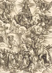 Das Tier mit zwei Hörnern wie ein Lamm, 1498