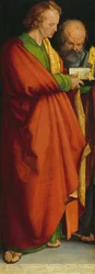Die vier Apostel, Heilige Johannes und Petrus