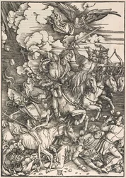 Die vier Reiter, aus Die Apokalypse des Johannes