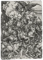 Die vier Reiter der Apokalypse, ca. 1498