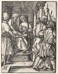 Die Kleine Passion: Pilatus wäscht seine Hände, 1509-1511