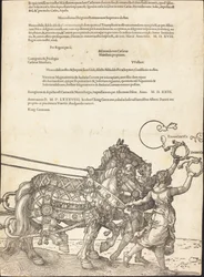 Der Triumphwagen von Maximilian I (Der große Triumphwagen) [Platte 8 von 8]