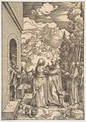 Mariä Heimsuchung, aus „Das Marienleben“