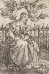 Jungfrau Maria von zwei Engeln gekrönt, 1518