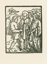 Christus heilt einen vom Teufel Besessenen