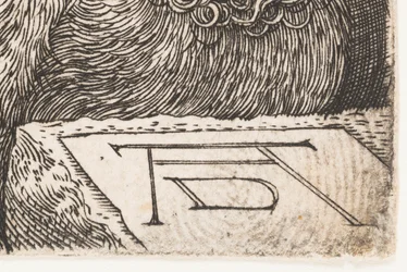 Detail von Christus in der Vorhölle aus der Gravierten Passion