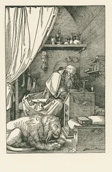 Heiliger Hieronymus in seiner Zelle