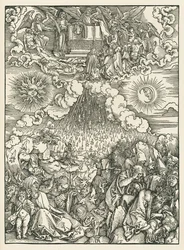 Die Öffnung des fünften und sechsten Siegels. Die Offenbarung des Johannes