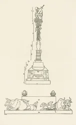 Siegesäule für die Unterwerfung aufständischer Bauern