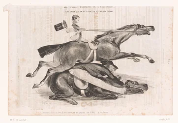 Junger Mann verliert die Kontrolle über sein Pferd