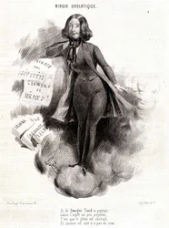 Porträt von George Sand